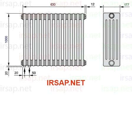 Радиатор IRSAP Tesi 51000/14 T18 CL 01